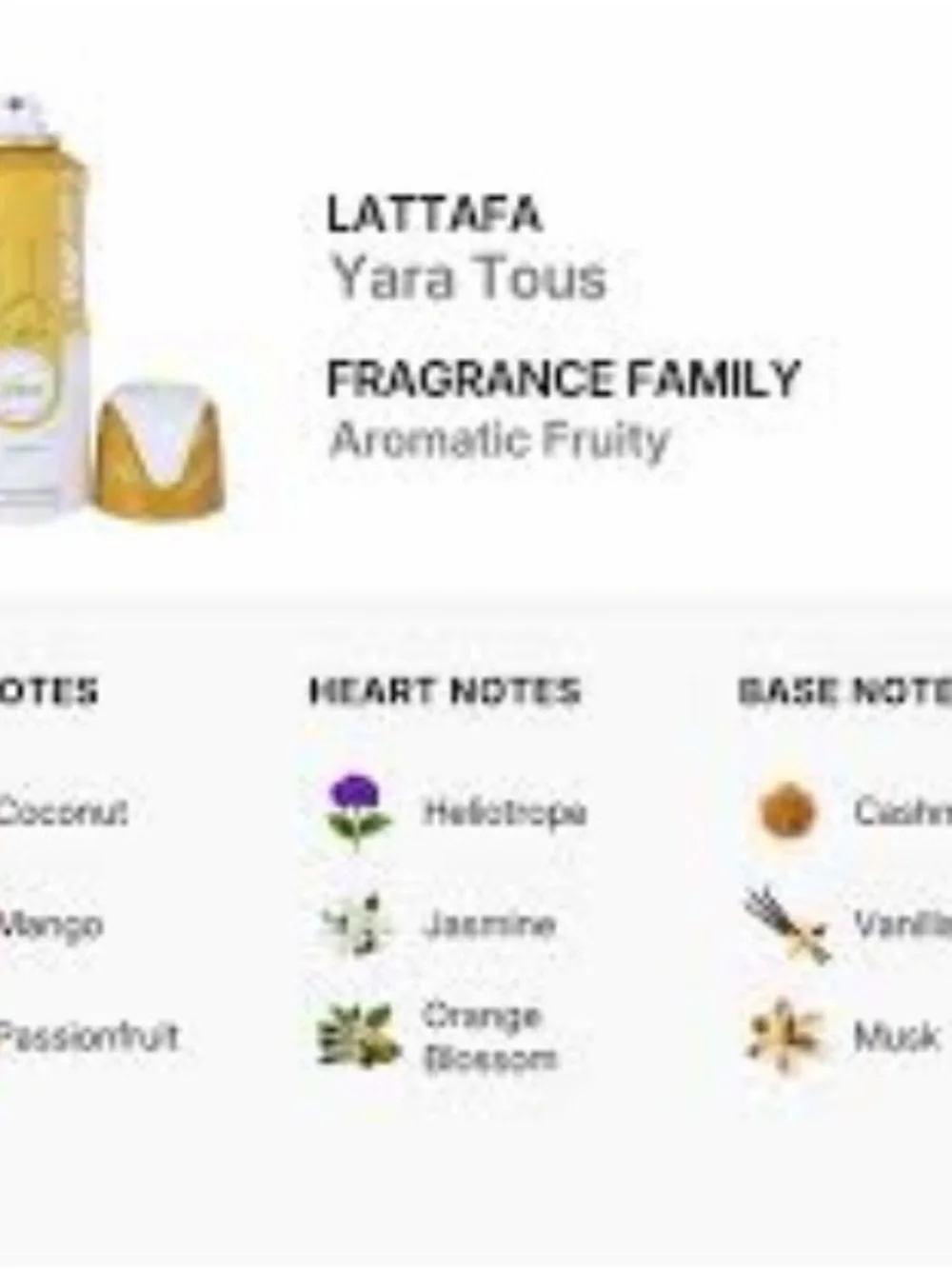 Lattafa Yara TOUS Body Spray for Women